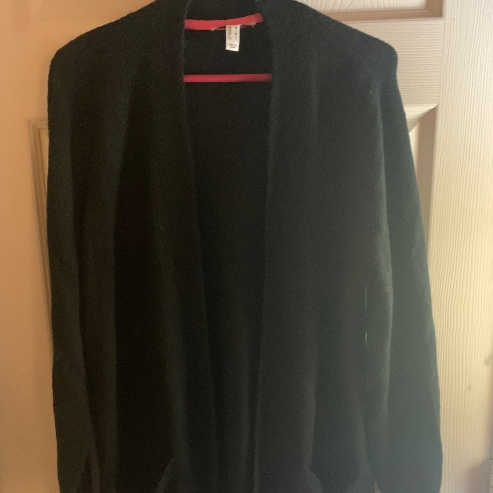 Long Black Cardigan